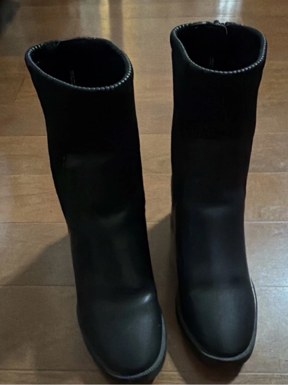 Rockport Black Mid-Calf Heeled Boots